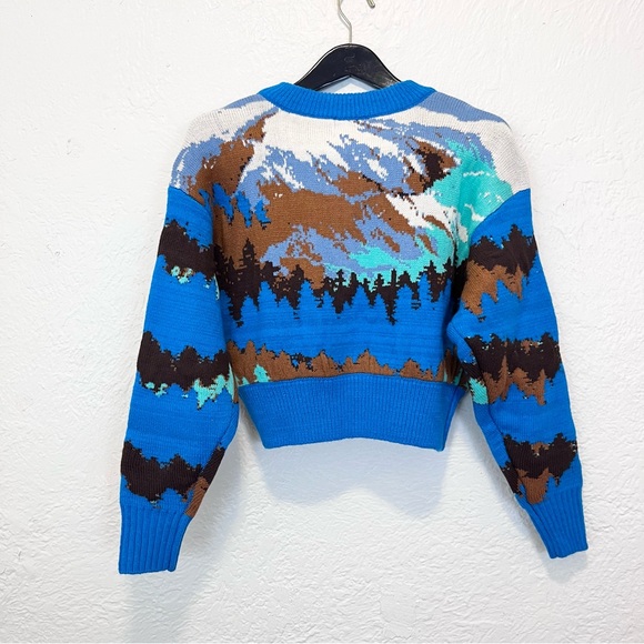 BDG Urban Outfitters XS Sweater Jesse Landscape Extra Small - Picture 11 of 11